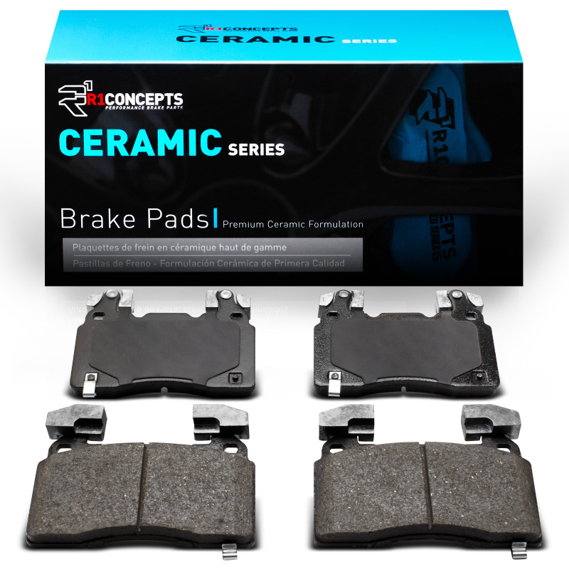 Tesla Model S Brake Pads - Front - R1 Concepts - Ceramic - `12-`24